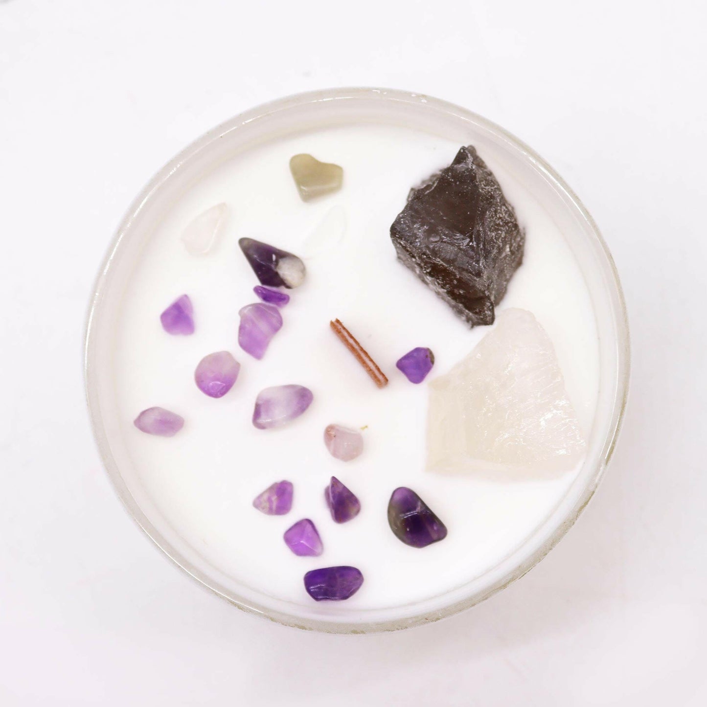 Crystal Candle - Crown Chakra.