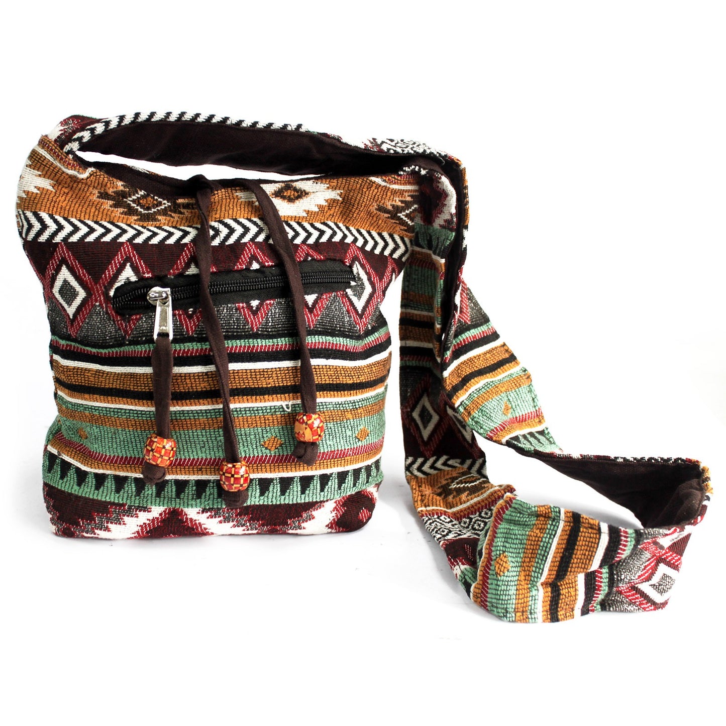 Ethnic Jacquard Fabric Bag