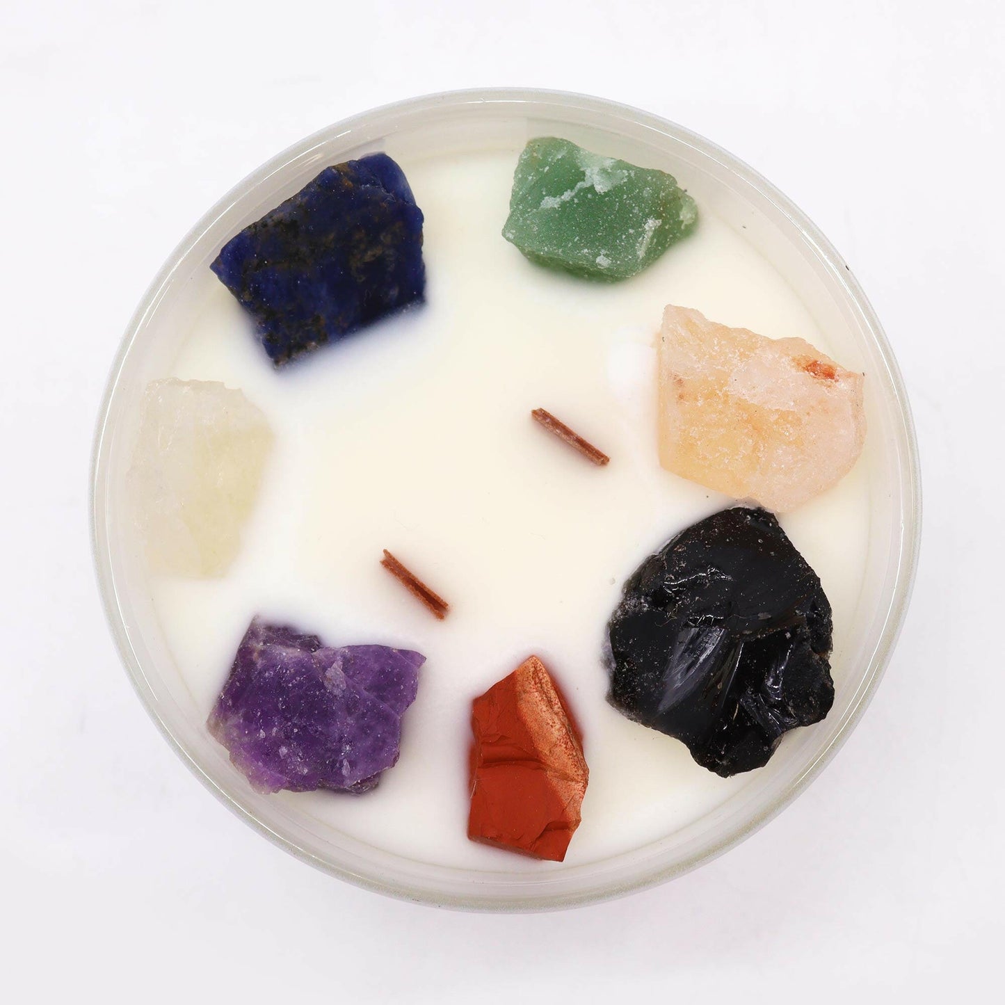 Crystal Candle - Seven Chakras.