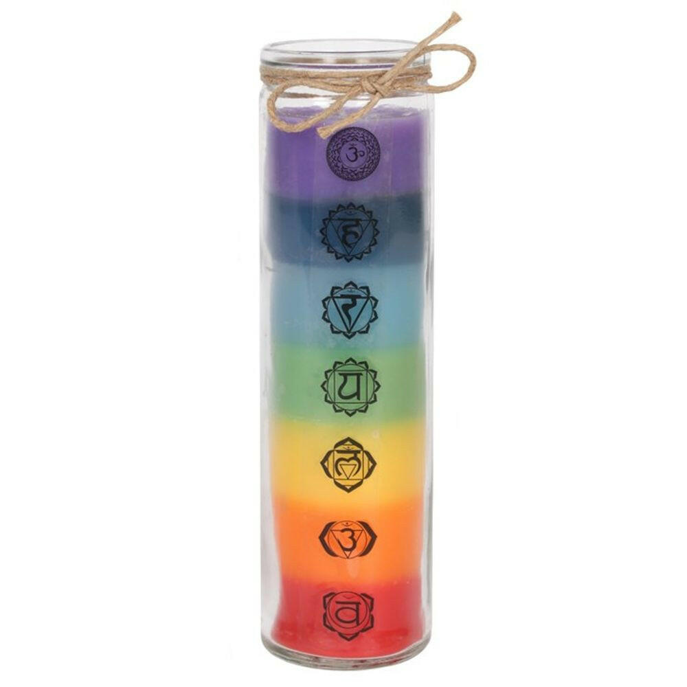 Tall Chakra Candle.